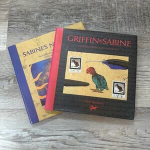 Griffin & Sabine Hardcover Book Bundle by Nick Bantock Set of 2 Illustrated